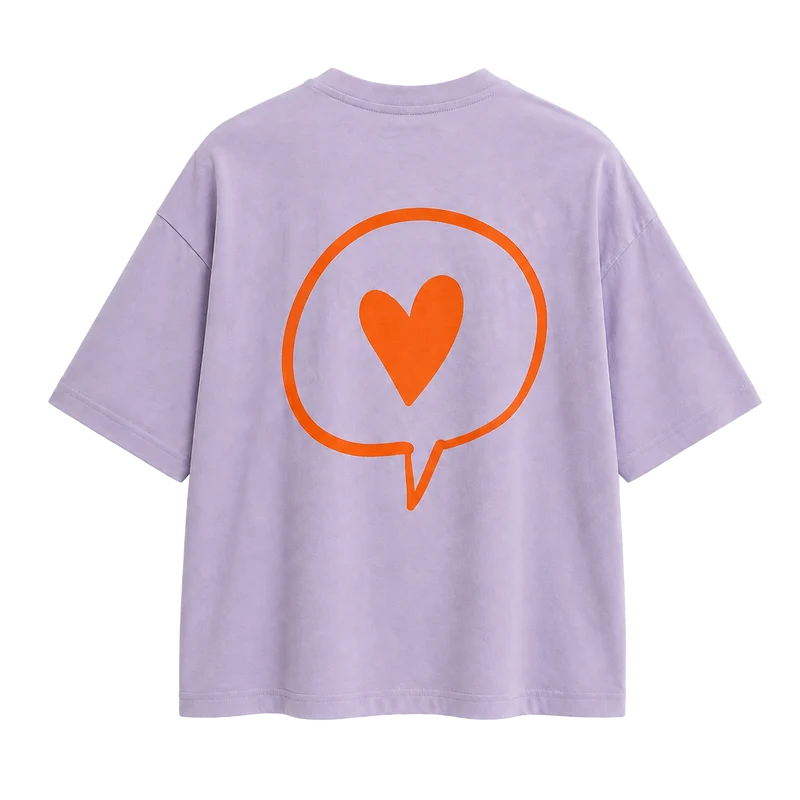 T-Shirt „Lila“ – DecoGoodies Collection