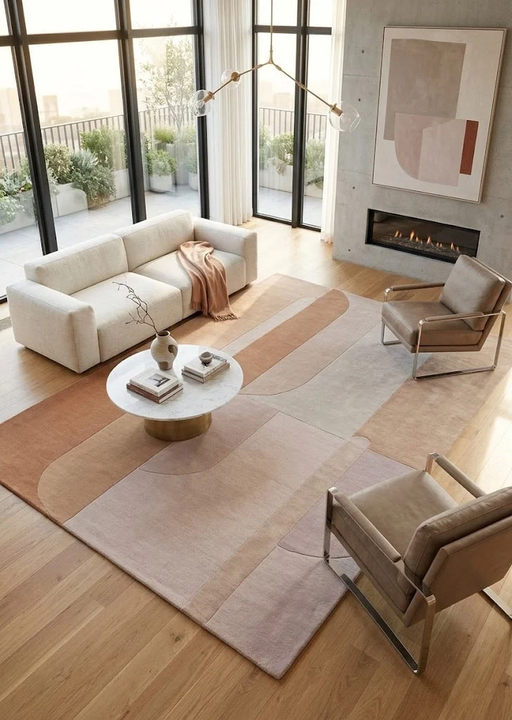 Tappeto Moderno Sherbroke Beige