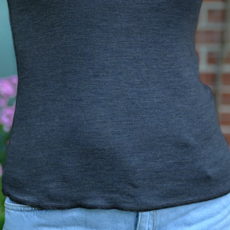 Langarm-Shirt, meliert