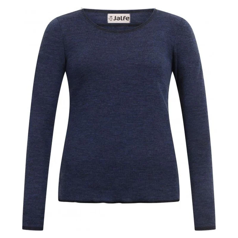 Langarm-Shirt, meliert