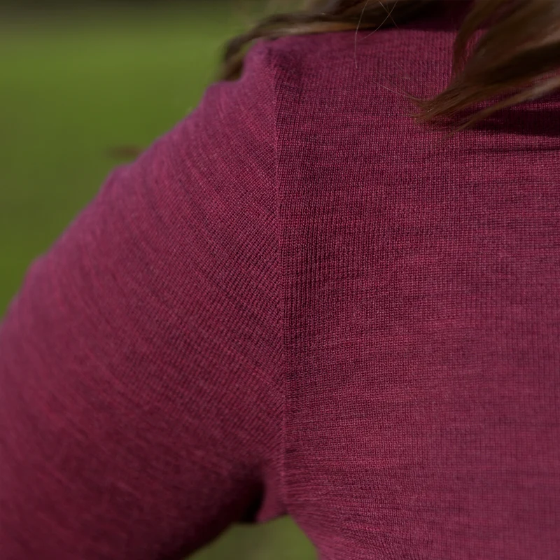 Langarm-Shirt, meliert