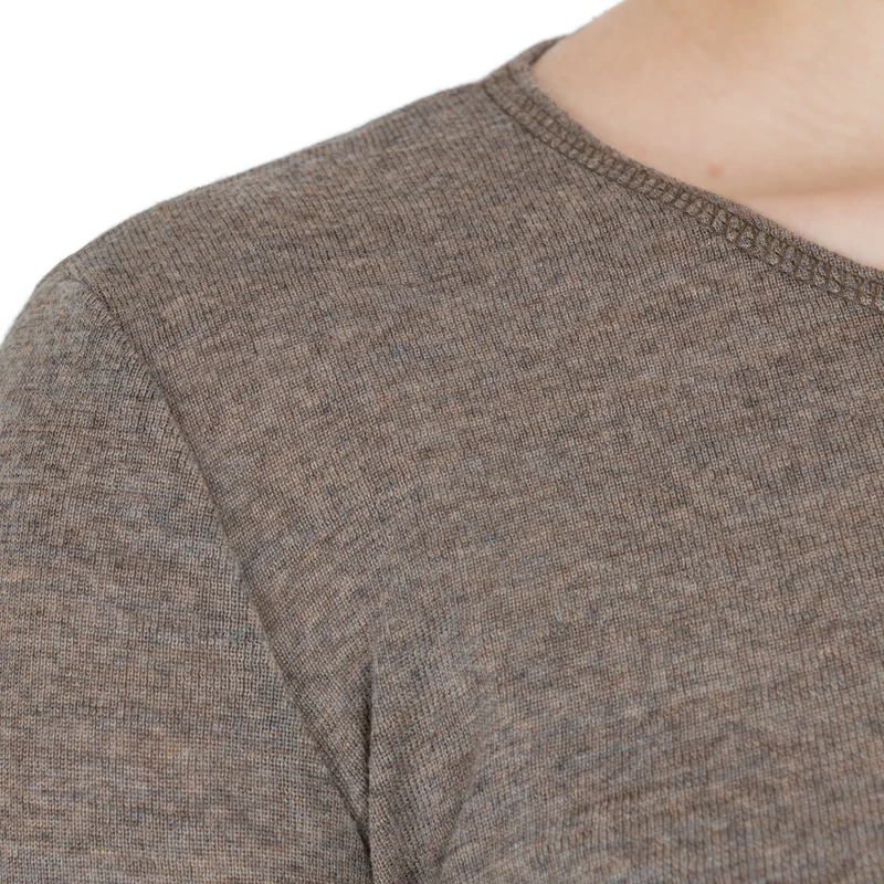 Langarm-Shirt, meliert