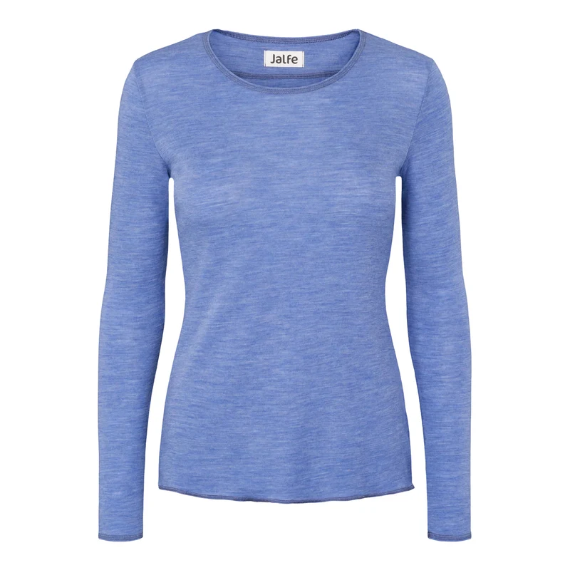 Langarm-Shirt, meliert