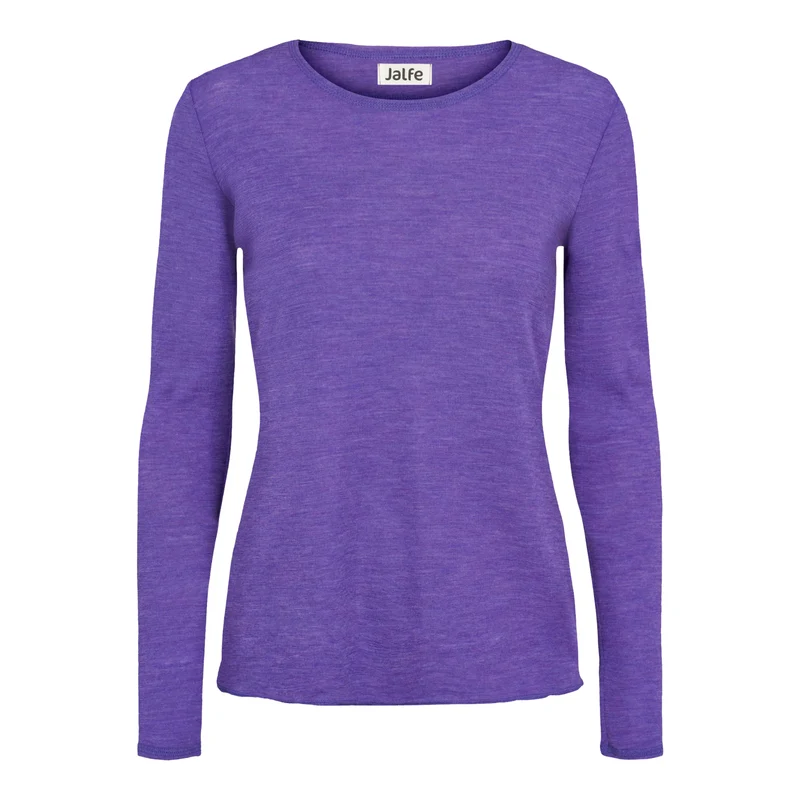 Langarm-Shirt, meliert