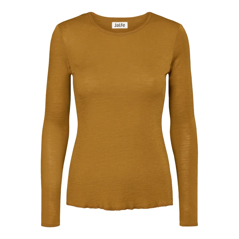 Langarm-Shirt, meliert