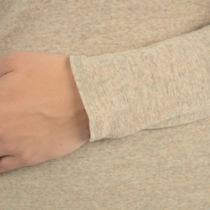 Langarm-Shirt, meliert