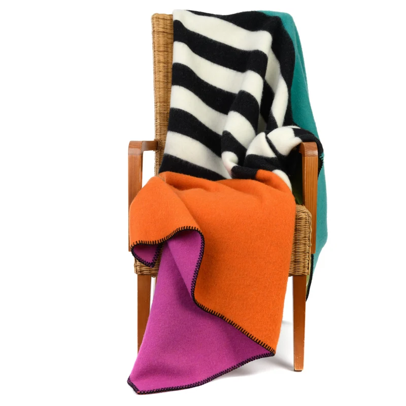 Designerdecke aus Skandinavien, Lammwolle
