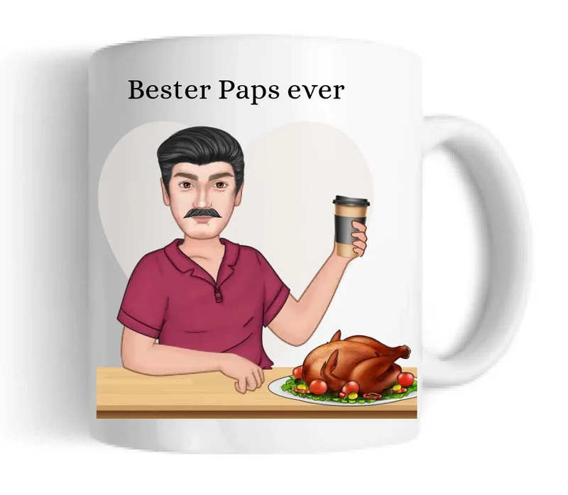 Vatertagsgeschenk - personalisierte Tasse für Vatertag oder Geburtstag Papa