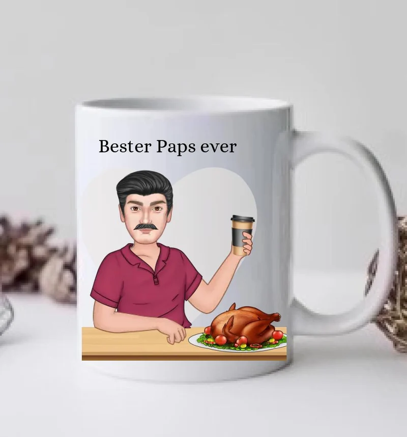 Vatertagsgeschenk - personalisierte Tasse für Vatertag oder Geburtstag Papa