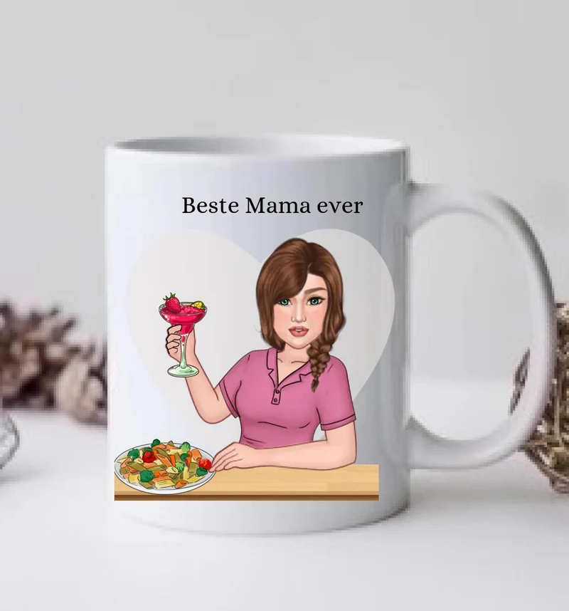 Personalisiertes Geschenk Kaffee Tasse - Muttertagsgeschenk & Geburtstagsgeschenk