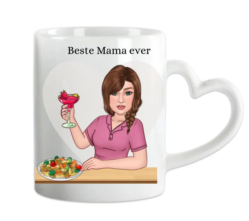 Personalisiertes Geschenk Kaffee Tasse - Muttertagsgeschenk & Geburtstagsgeschenk