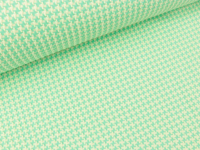 Reststück 55cm - Hamburger Liebe Mini Jacquard This Summer Tweed Knit meringa-verdino