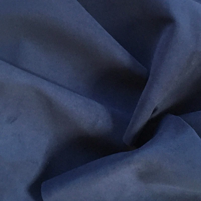 Recycelt Samt - schwarzblau