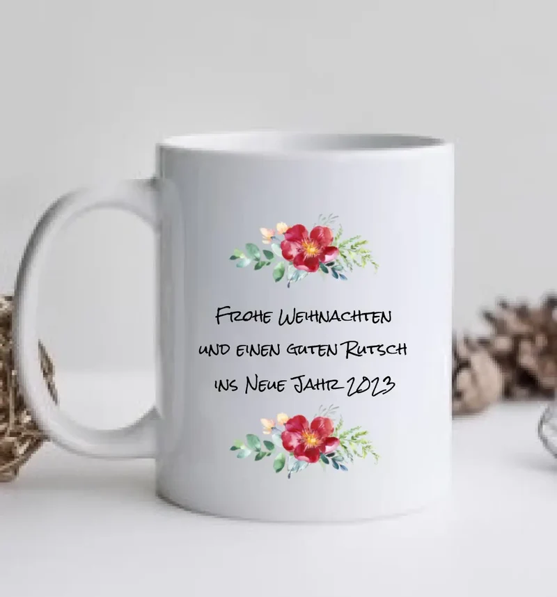 3 Beste Freundinnen Geschenk Weihnachtstasse, Personalisierter Kaffeebecher Geschenk für Freundin Weihnachtsgeschenk
