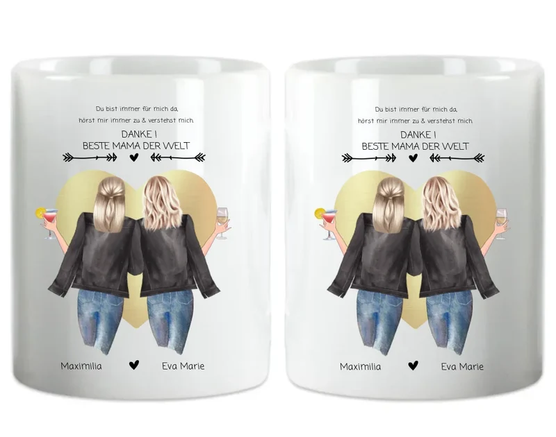 Danke! Beste Mama der Welt-Mutter & Tochter Muttertagsgeschenk