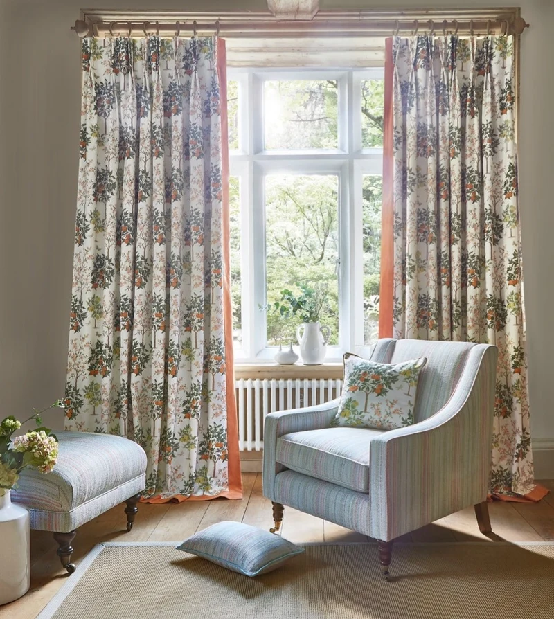 Baumwollstoff Lemon Grove - beige