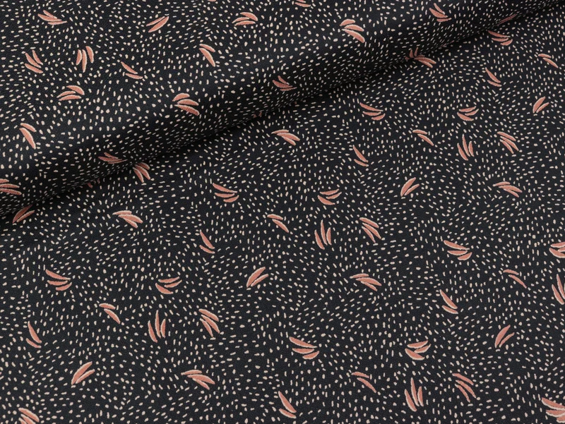 Reststück 32cm - Viskosekrepp Dune night by Atelier Brunette
