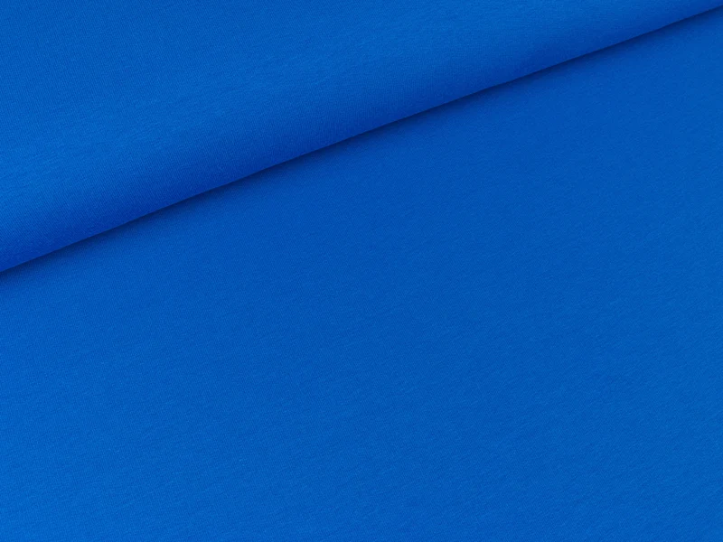 Reststück 46cm - Leichter Sweat Maike royalblau uni