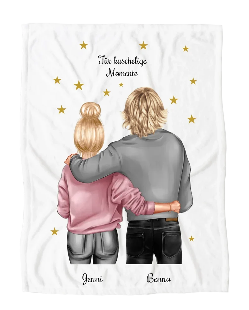 Kuscheldecke Geschenk - Kuschelige Fleece Premium Decke