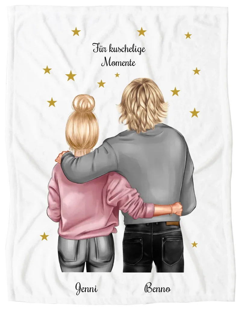 Kuscheldecke Geschenk - Kuschelige Fleece Premium Decke