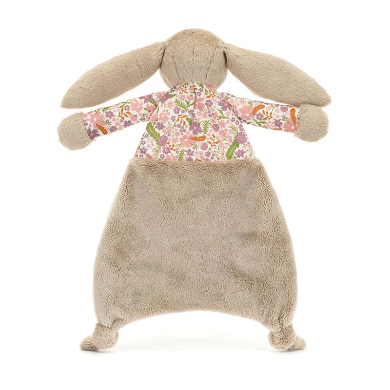 Stofftier-Häschen mit Blumenöhrchen Petal – Beige 28 cm