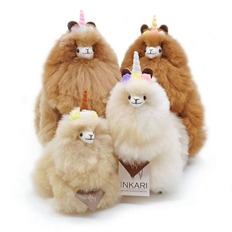 Plüsch-Maskottchen Alpaka Monsterfluff – Sandstone 23 cm