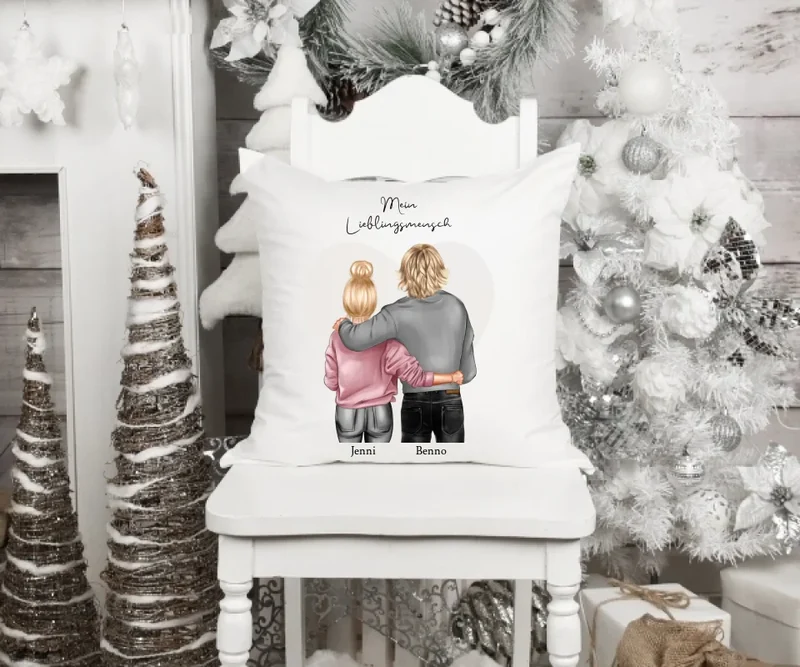 Personalisiertes Kissen Geburtstag Partner - Kissen Geschenk Freundin, Freund - Geburtstagsgeschenk, Ostergeschenk & Weihnachtsgeschenk