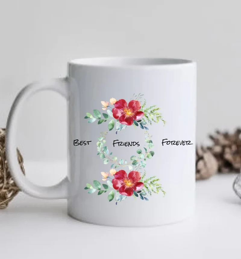3 Beste Freundinnen Tasse – Personalisiertes Geschenk - Geburtstag & Weihnachten