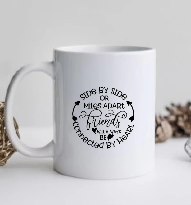 Personalisiertes Beste Freundin Tasse - 2 Freundinnen Geburtstagsgeschenk, Weihnachtsgeschenk