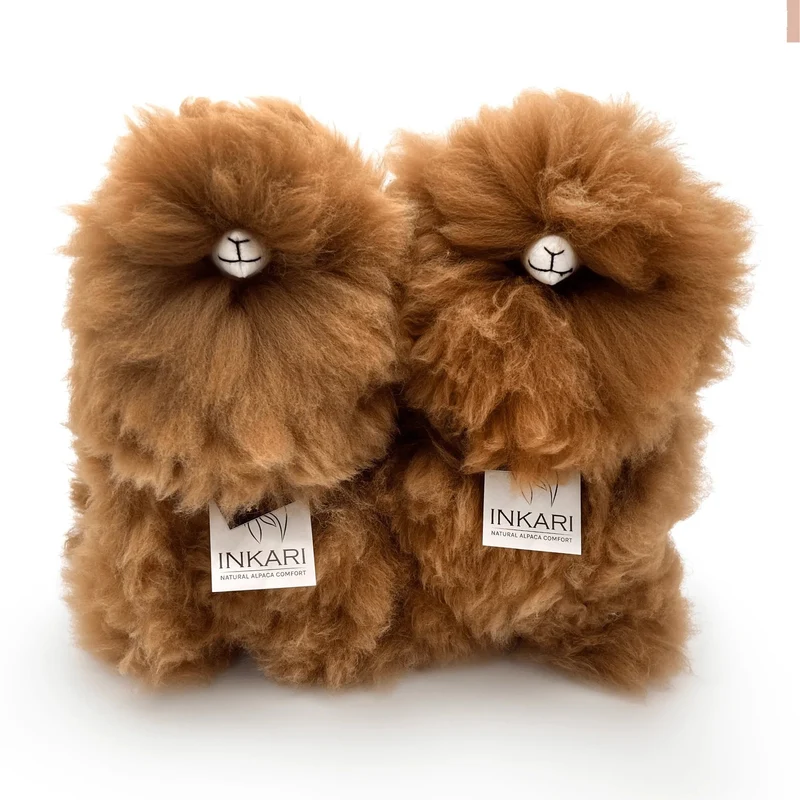 Plüsch-Maskottchen Alpaka Monsterfluff – Hazelnut 32 cm