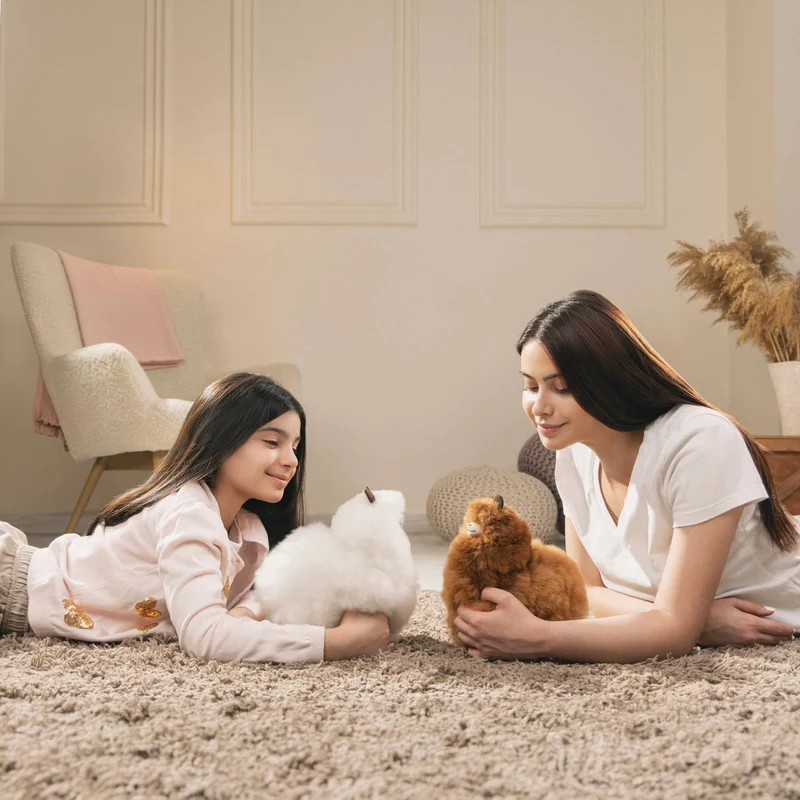 Plüsch-Maskottchen Alpaka Naturals – Vanilla 23 cm
