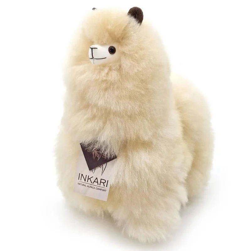 Plüsch-Maskottchen Alpaka Naturals – Blond 32 cm