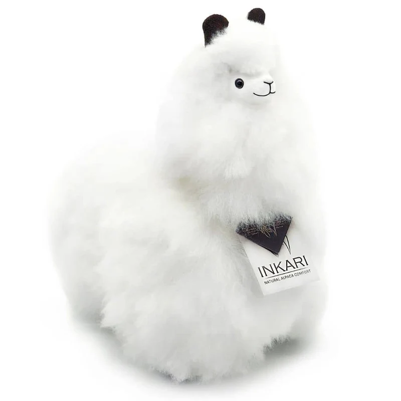 Plüsch-Maskottchen Alpaka Naturals – Ivory White 32 cm