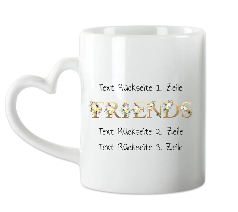 3 Beste Freundinnen Geschenk Tasse, Personalisierte Tasse Freundin, Geschenk Schwester, Geburtstagsgeschenk