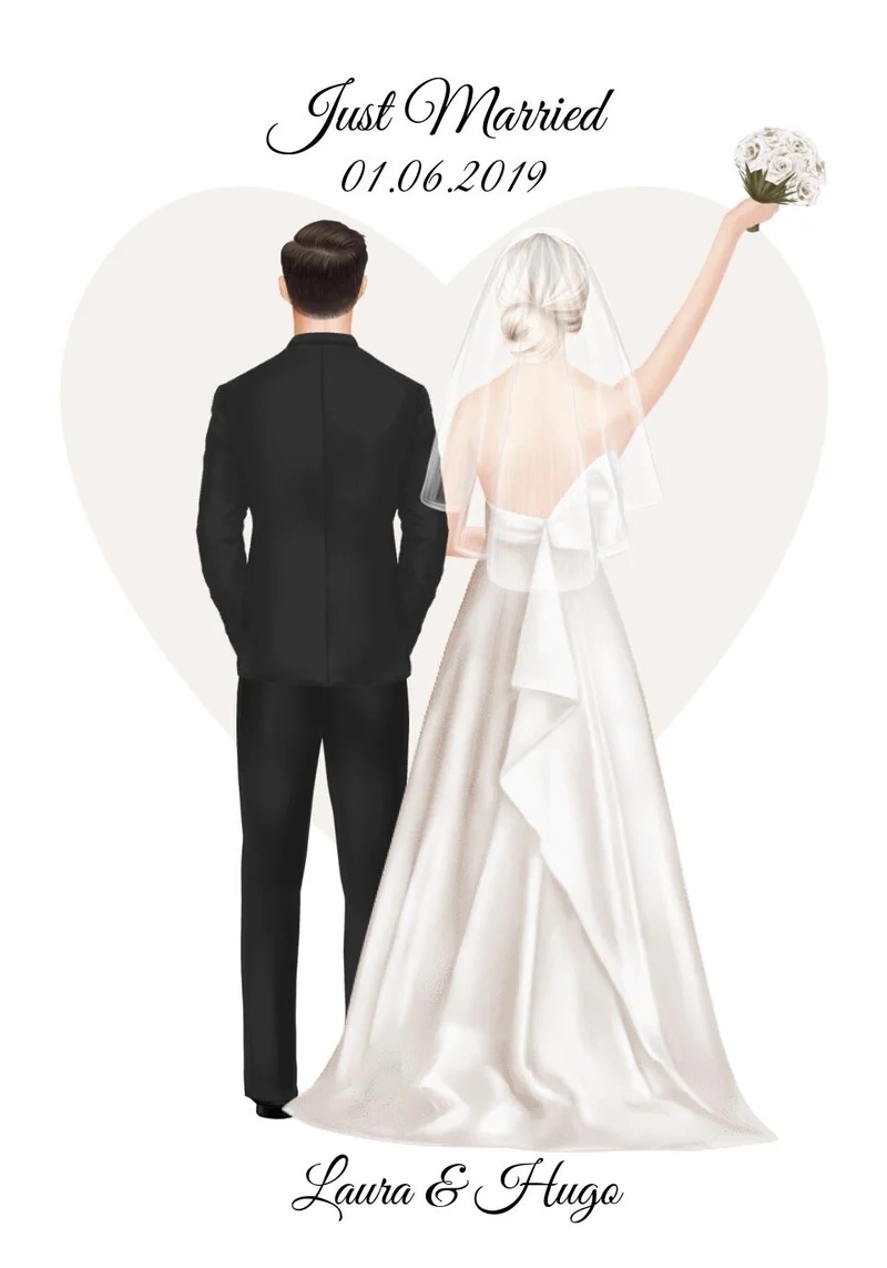 Kuschelige Fleece Premium Hochzeitsgeschenk-Geschenk Hochzeit Freundin