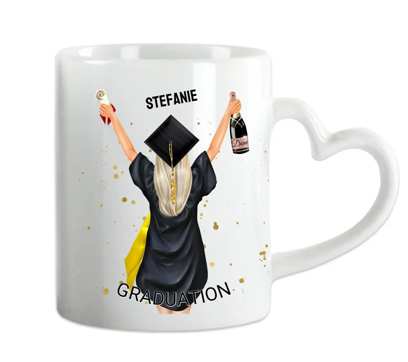 Personalisierte Tasse Schulabschluß, Geschenk Bachelor, Geschenk Master, Geschenk Doktor, Promotion Geschenk Tasse, Abitur, Abi, Ausbildung