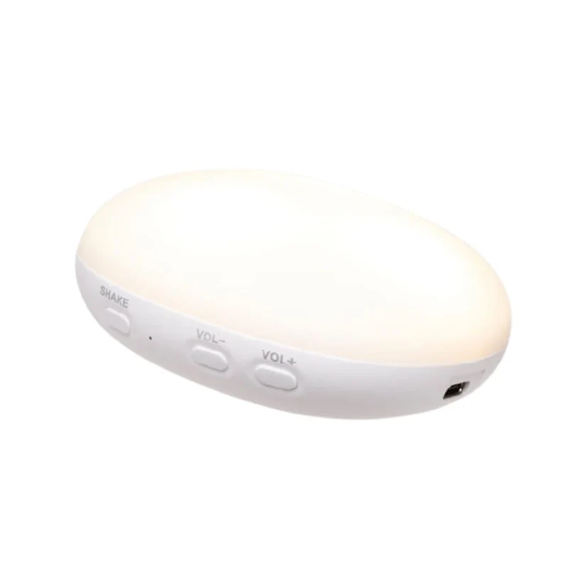 Brummender Teddybär mit Lampe Organic 2.0 – Rose