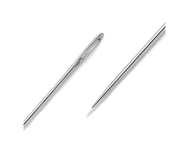 Prym 125350 Perlnadeln Silberöhr - No. 10 & No. 12 - 4 Stück