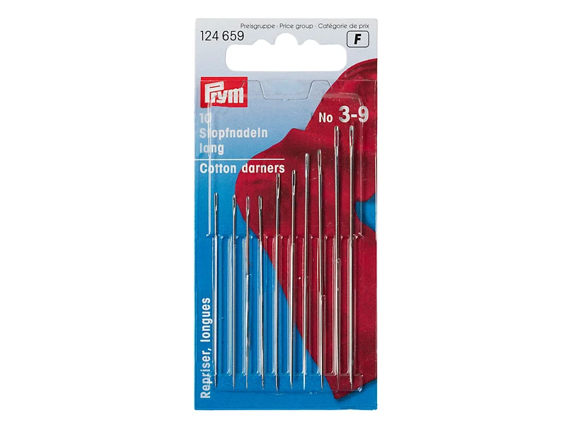 Prym 124659 Stopfnadeln lang - No. 3-9 - 10 Stück