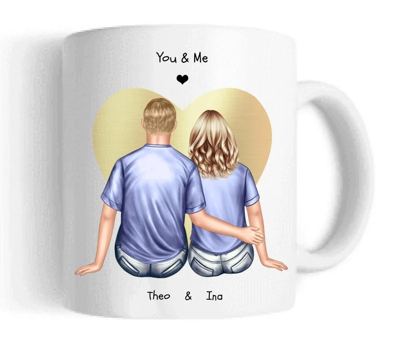 Personalisierte Tasse für deinen Partner / Partnerin - Pärchen Geschenkidee