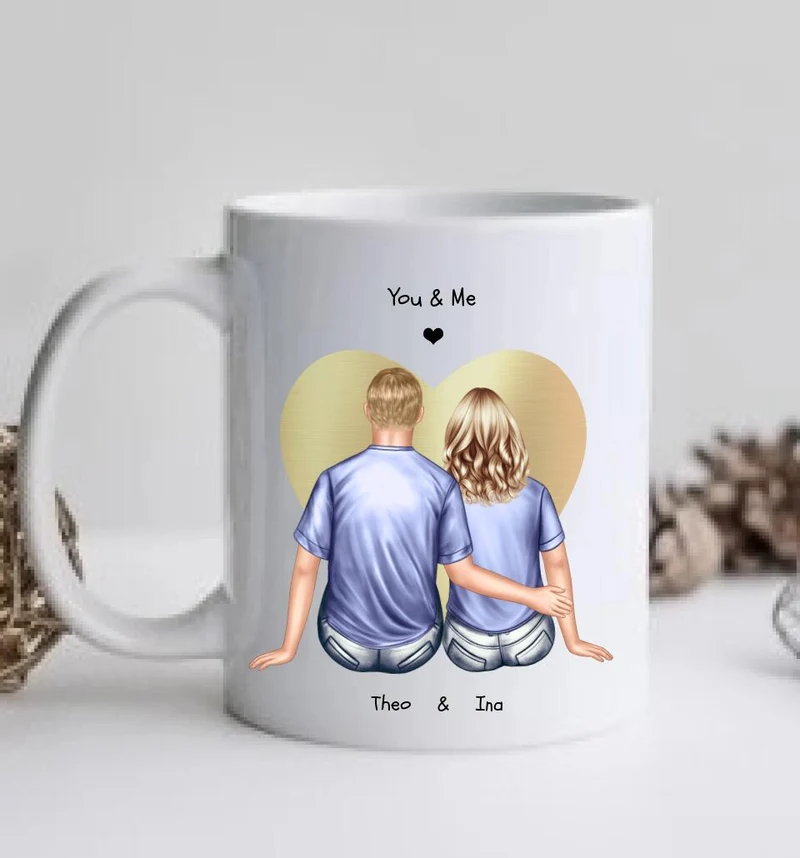 Personalisierte Tasse für deinen Partner / Partnerin - Pärchen Geschenkidee