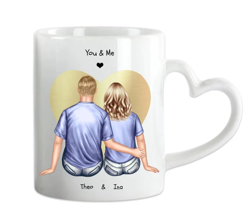 Personalisierte Tasse für deinen Partner / Partnerin - Pärchen Geschenkidee