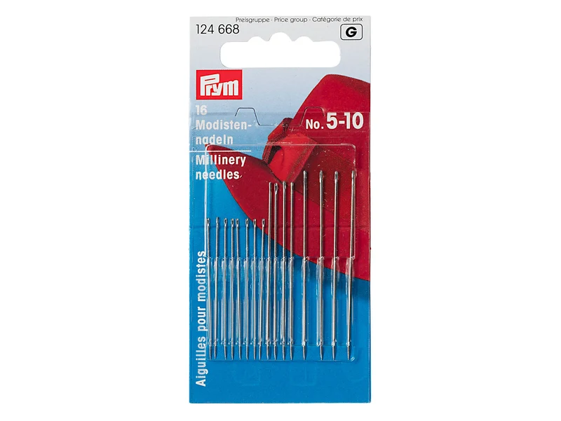Prym 124668 Modistennadeln - No. 5-10 - 16 Stück