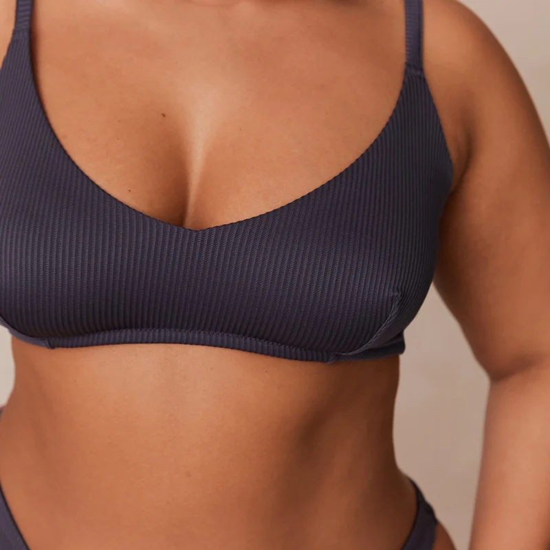 Ribbed Triangle BH - Dunkelgrau