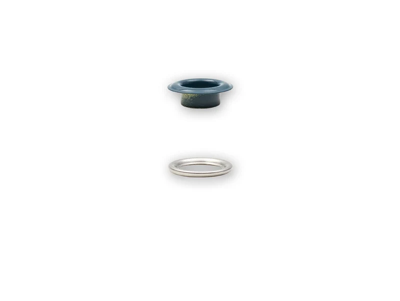 Prym 542523 Ösen mit Scheiben marine - Ø 8mm - 32 Stück, kompatibel mit dem Vario Creative Tool