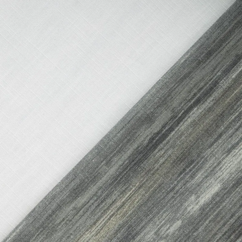 Bio Aquarelle Stripes - mixed grey