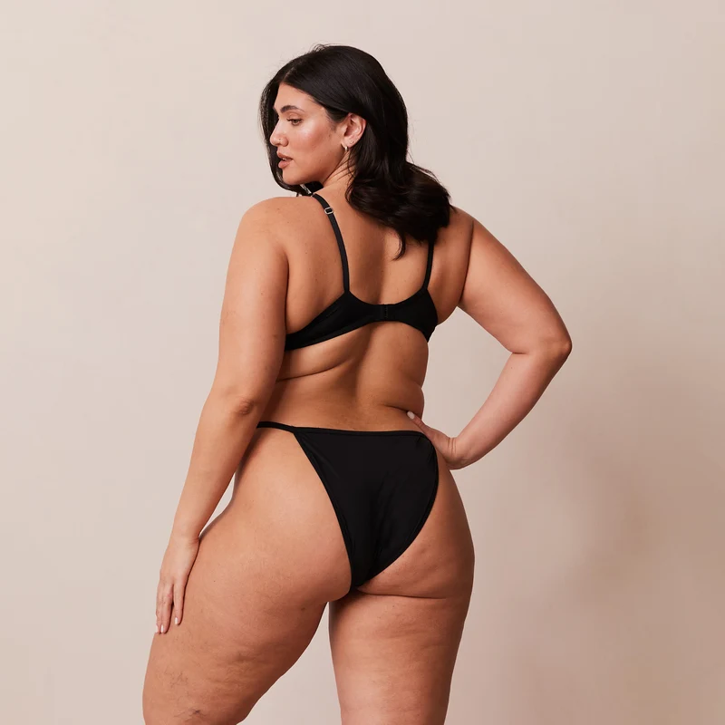 Classic Plunge T-shirt BH - Schwarz