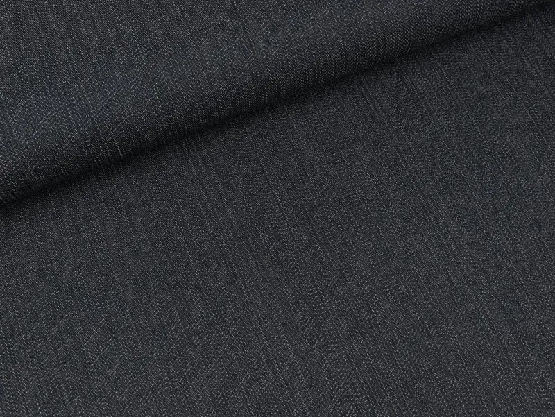 Reststück 56cm - Jeansstoff Tronic dunkles jeansblau meliert