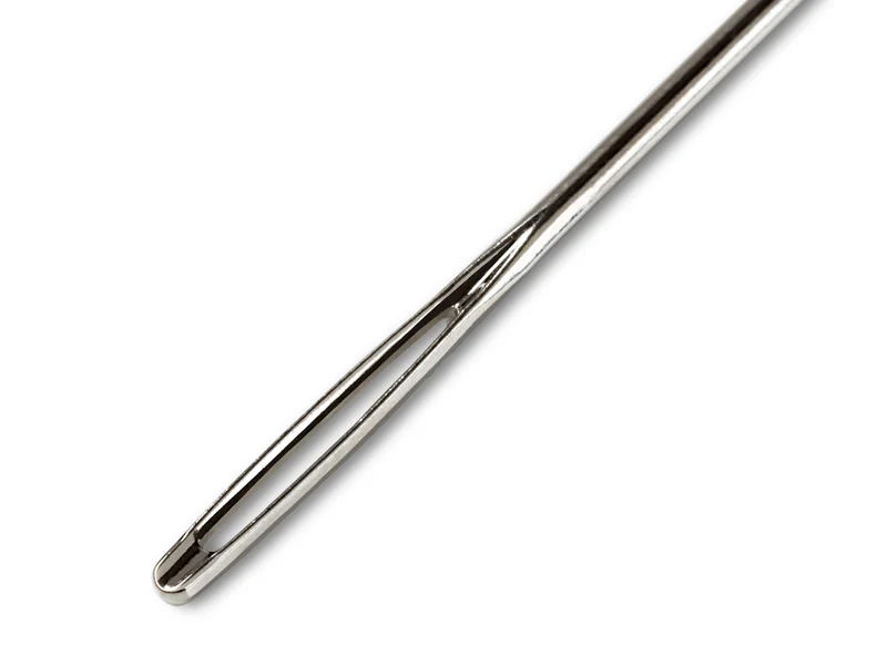 Prym 124135 Sticknadeln mit Spitze silberfarbig - Ø 1,0mm x 43mm No. 20 - 25 Stück