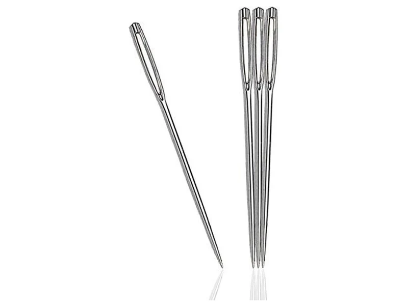 Prym 124140 Sticknadeln mit Spitze silberfarbig - Ø 0,8mm x 37mm No. 24 - 25 Stück